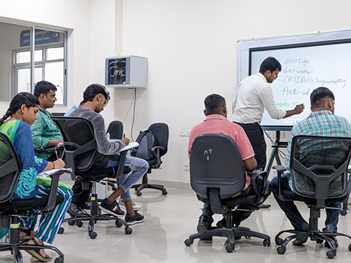 Manufacturing HR Solutions training photo published on the Kimura Foundry India website
